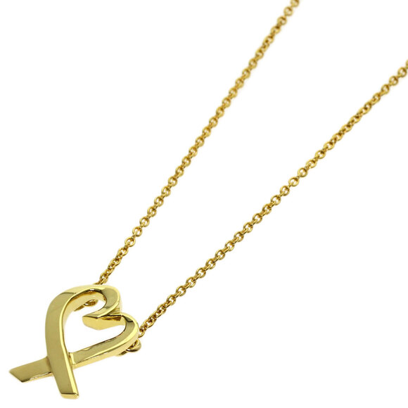 TIFFANY Jewelry - Tiffany & Co. Loving Heart Necklace, 18K Yellow Gold, Women's.